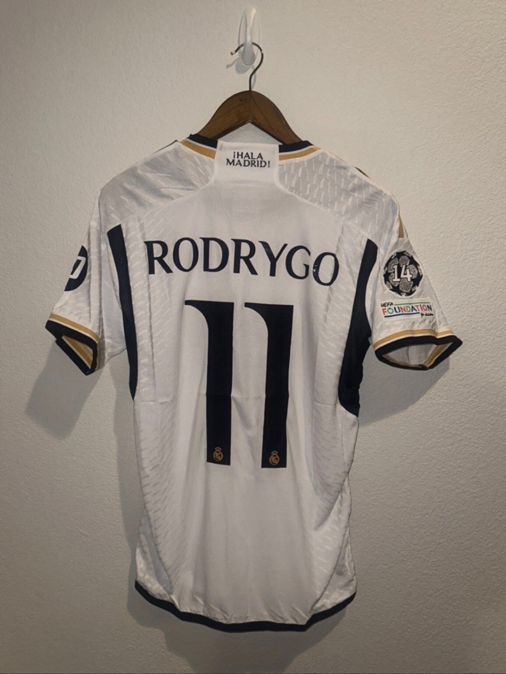 Real Madrid 2023/24 Jersey - Rodrygo - UCL Final - Player Version